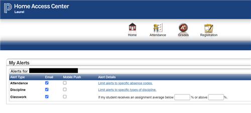 Choose Email Alerts