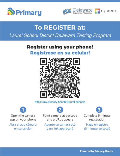 Register using your phone!